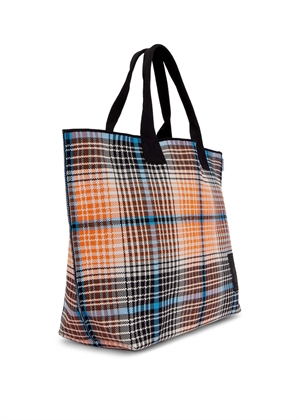 Knit easy shopper medium Mandarin Orange C2080045 Ganni 